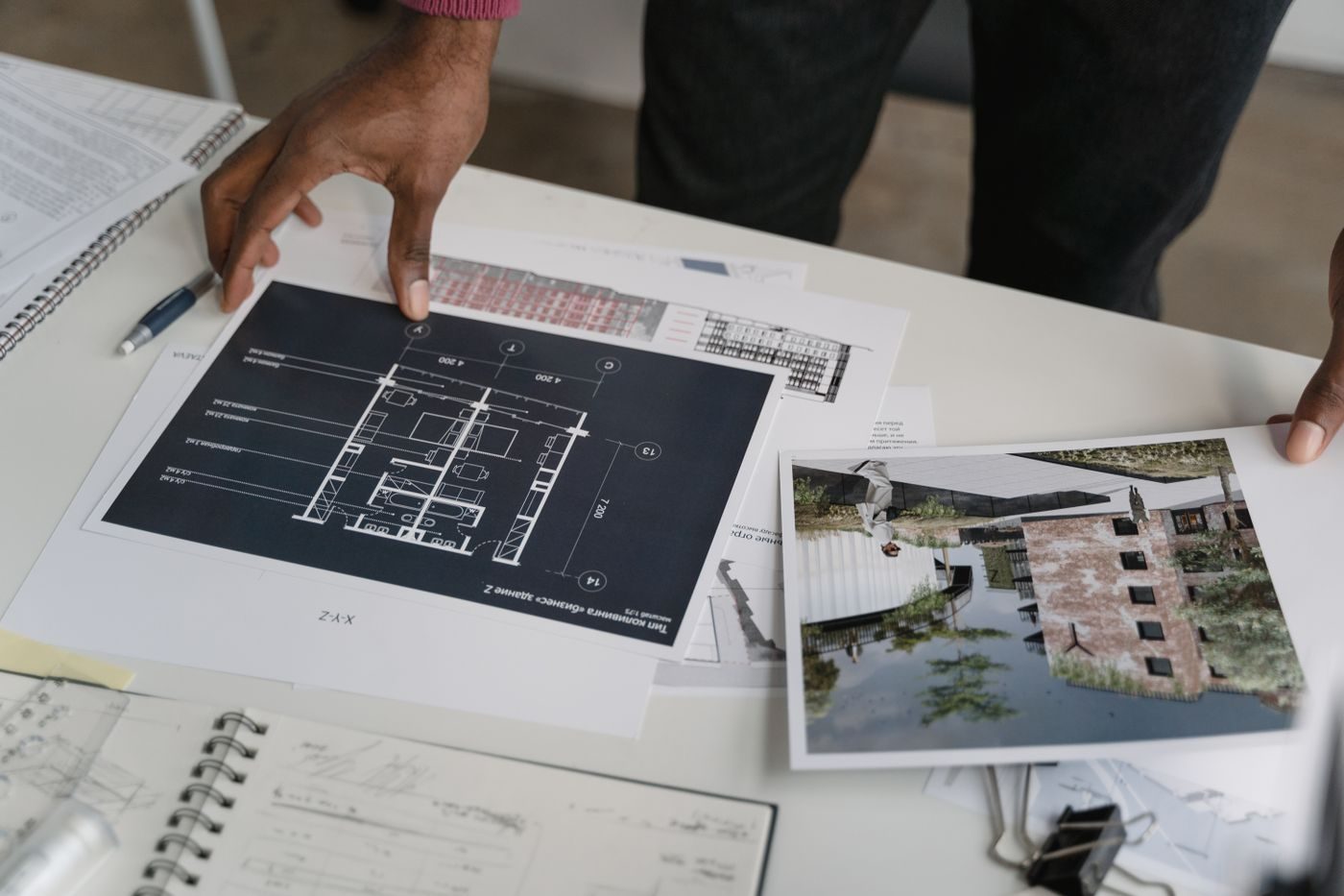 Préparation d’un projet de bâtiment à partir de plans